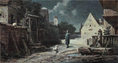 The Night Watchman by Carl Spitzweg